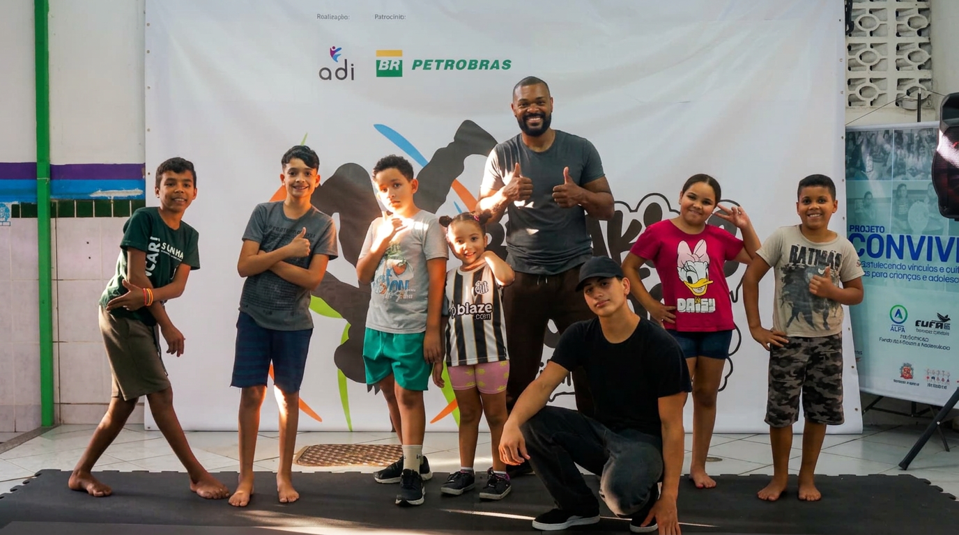 Turma do Breaking School — Projeto social patrocinado pela Petrobras